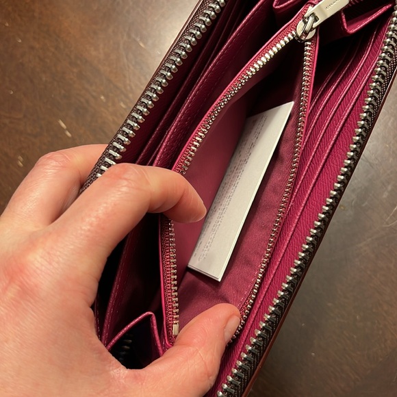 Coach Floral Print Accordion Wallet - Picture 5 of 5